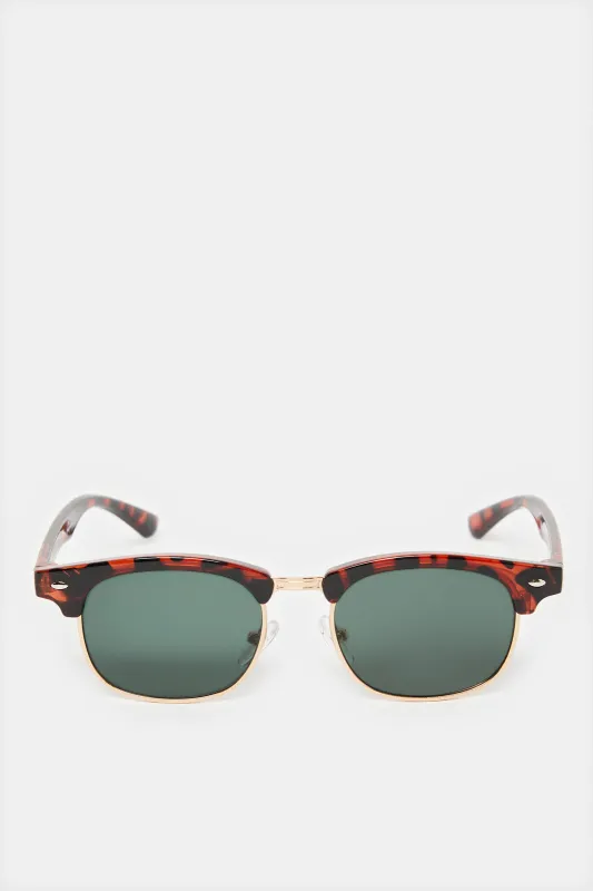 Boys Brown Embellished Sunglasses sold by Redtag