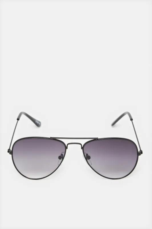 Boys Black Aviator Sunglasses sold by Redtag