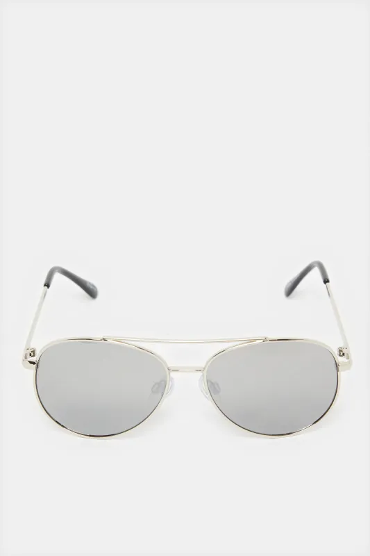 Boys Silver Aviator Sunglasses sold by Redtag