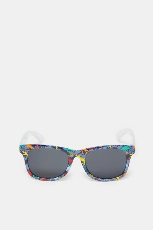 Boys Multicolour Printed Wayfarer Sunglasses sold by Redtag