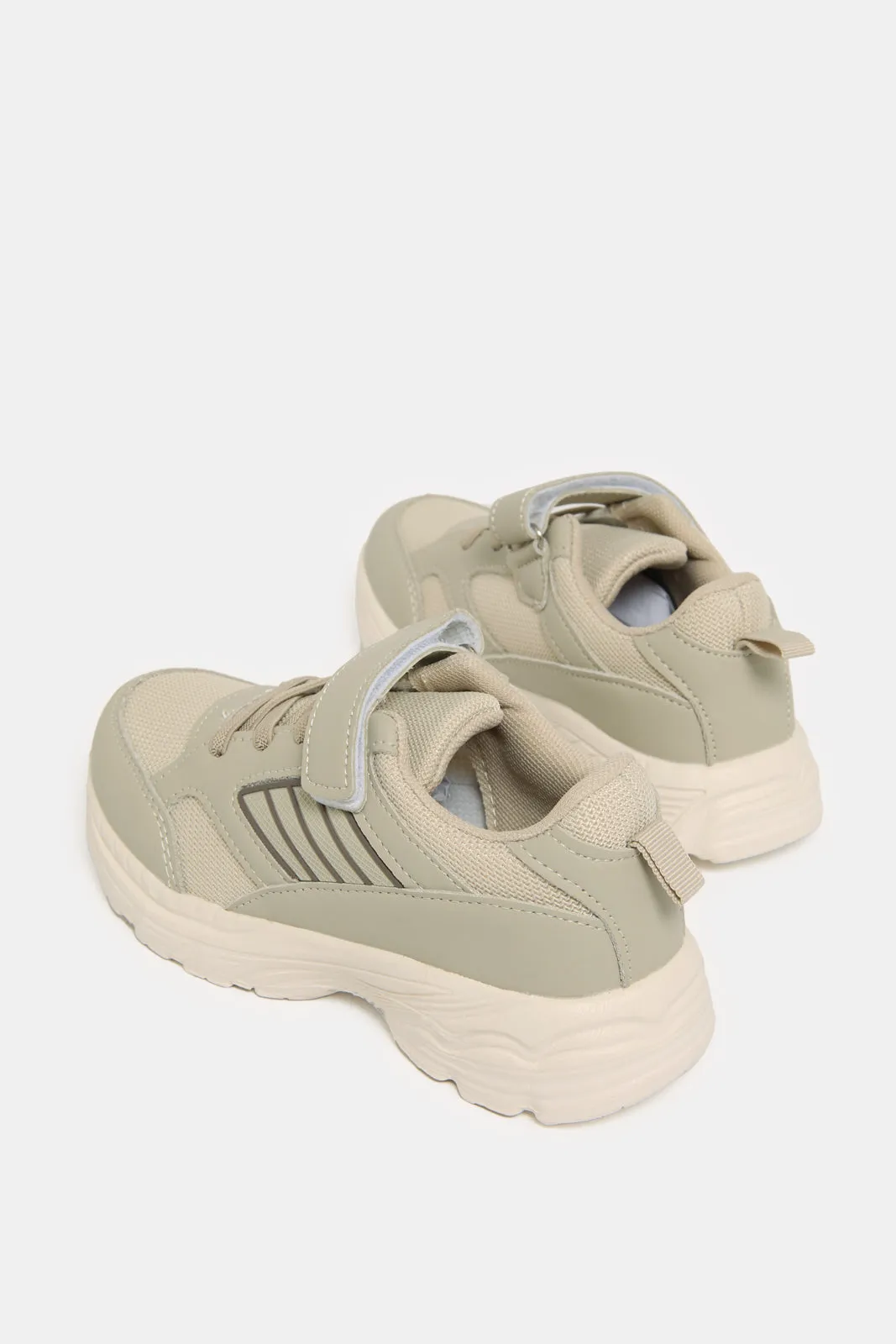 Boys Beige Rubber Chunky Sneakers sold by Redtag product image thumbnail 4