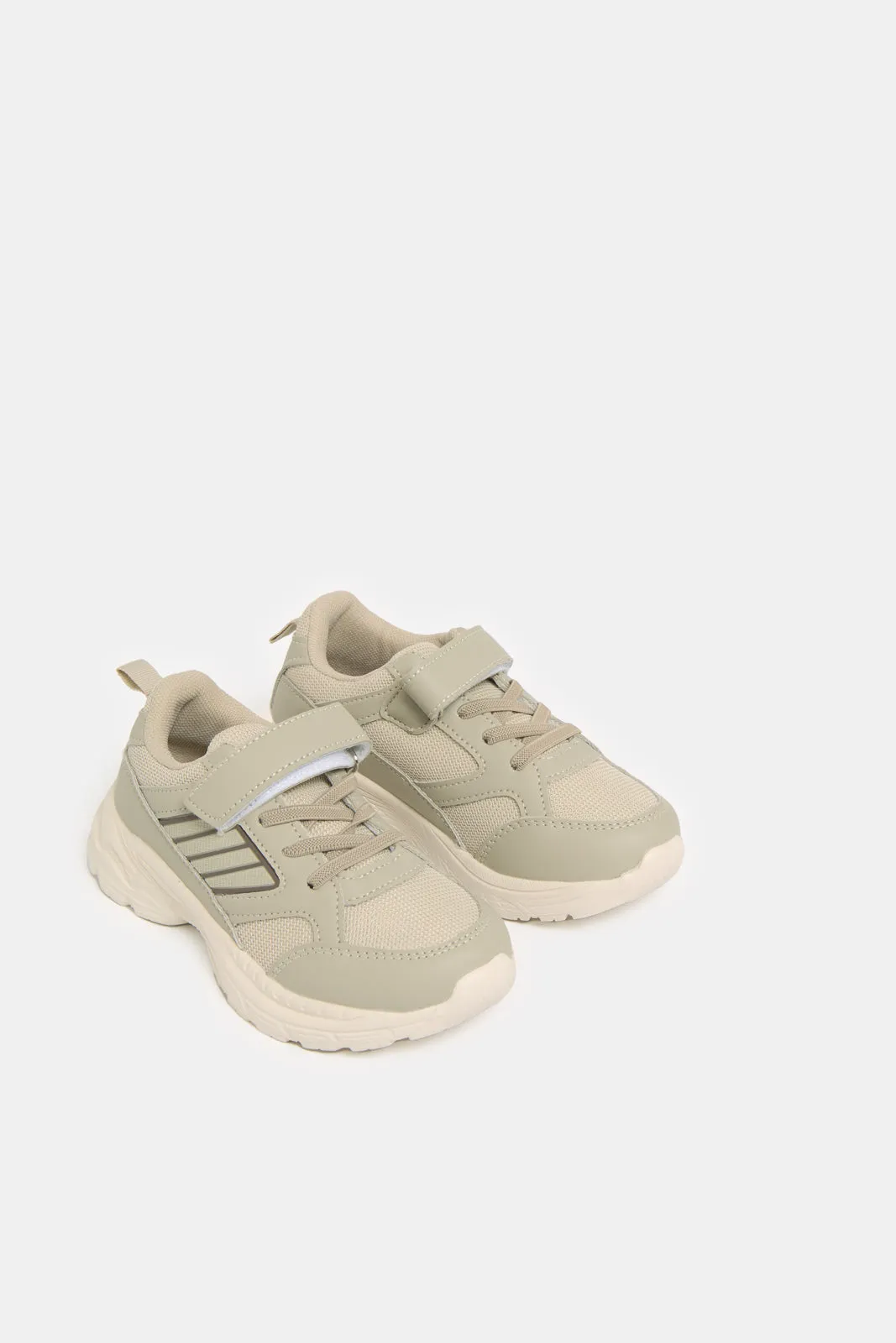 Boys Beige Rubber Chunky Sneakers sold by Redtag product image thumbnail 2