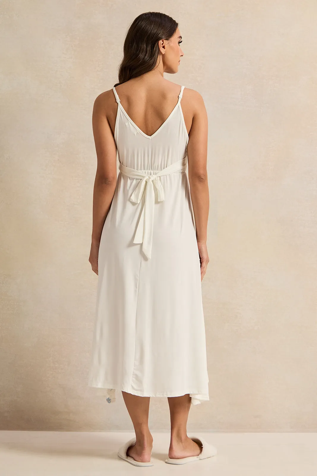 Women White Printed Chemise sold by Redtag product image thumbnail 3