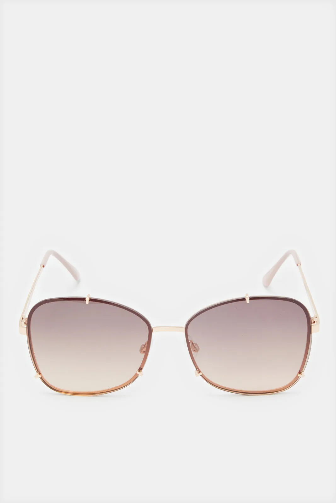 Women Gold Metal Oversized Sunglasses sold by Redtag