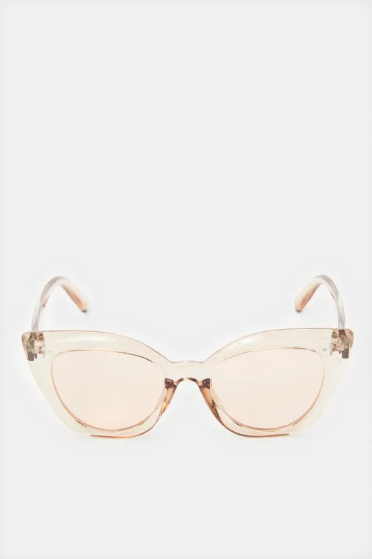 Women Pink Cat Eye Sunglasses sold by Redtag