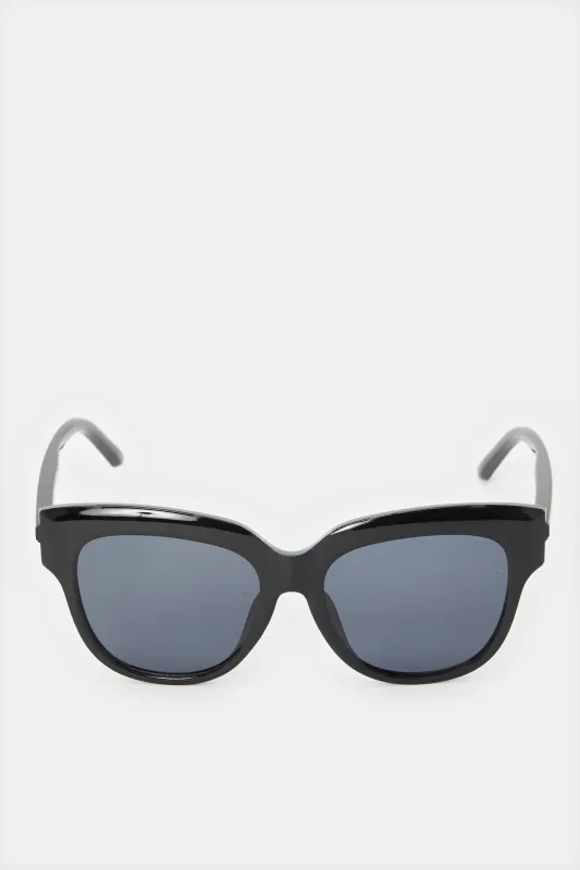Women Black Wayfarer Sunglasses sold by Redtag