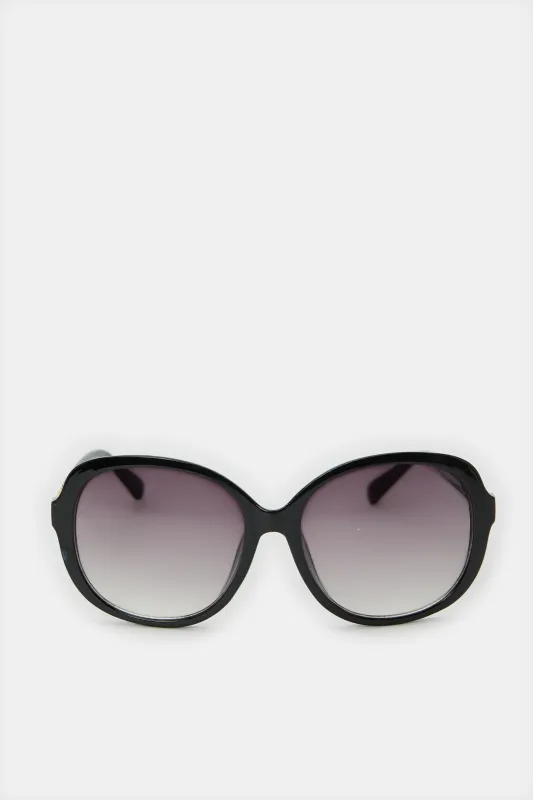 Women Black Oversized Sunglasses sold by Redtag