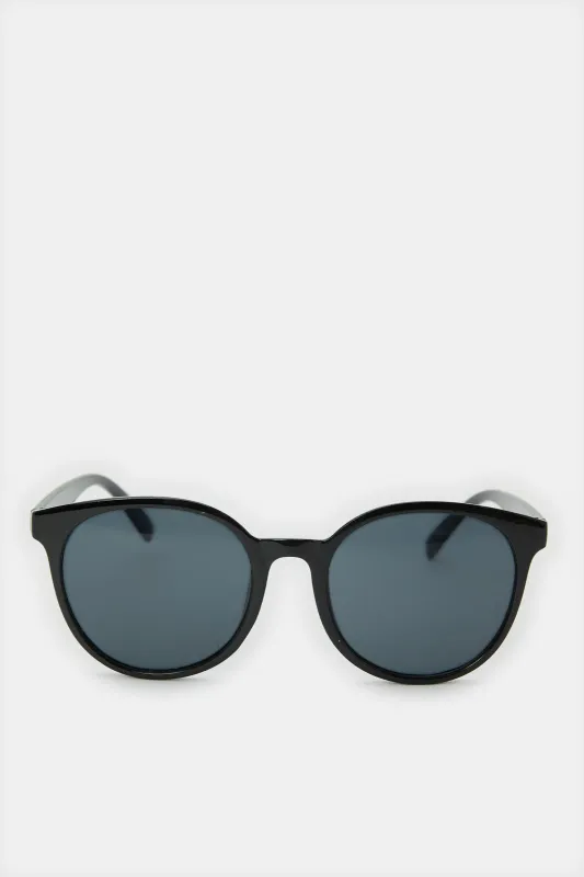 Men Black Round Sunglasses sold by Redtag