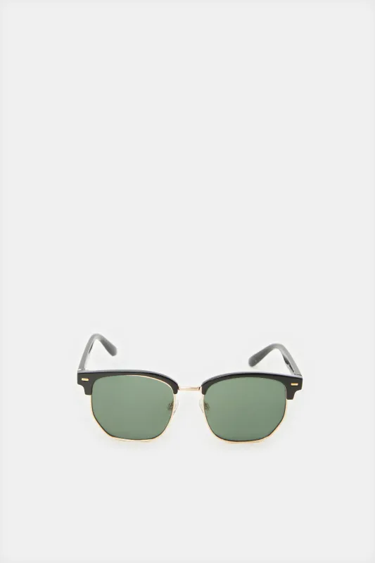 Men Green Clubmaster Sunglasses sold by Redtag