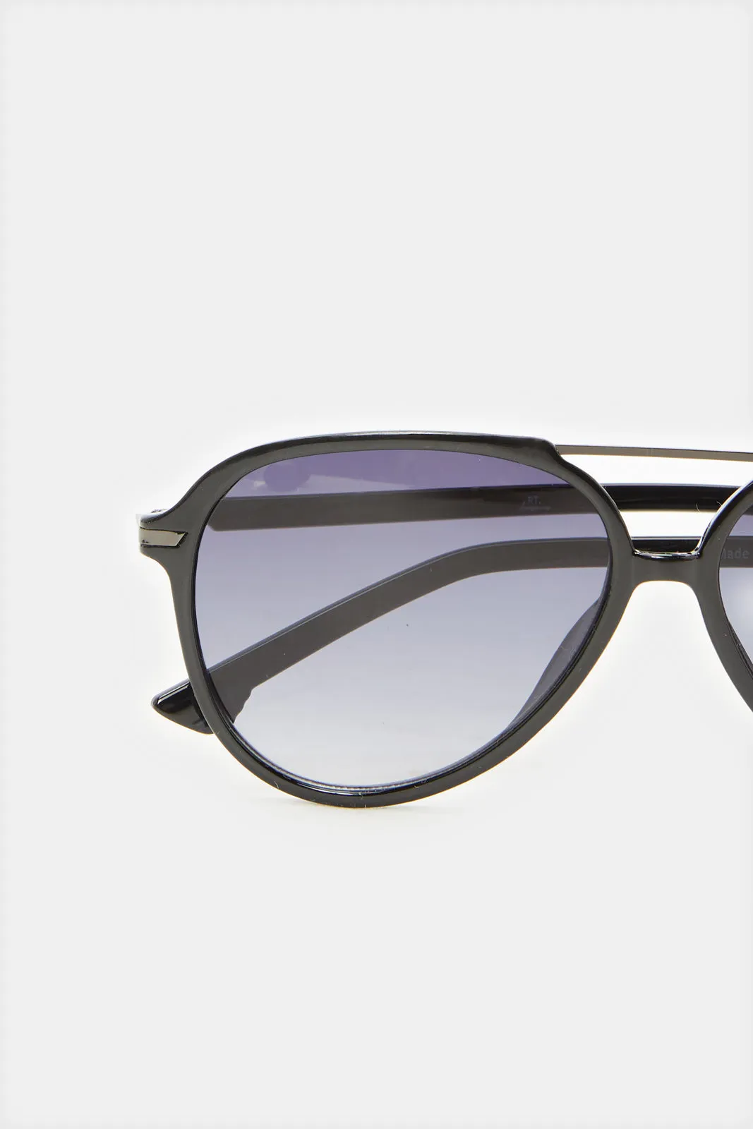 Men Black Aviator Sunglasses sold by Redtag product image thumbnail 4