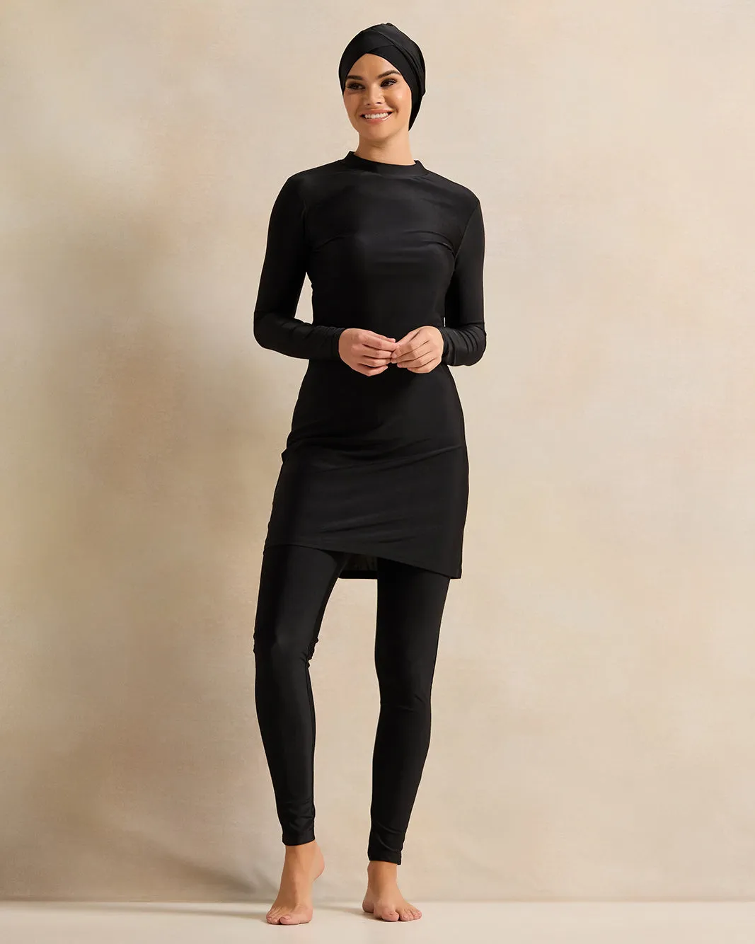 Women Black Burkini Set (3 Piece) sold by Redtag