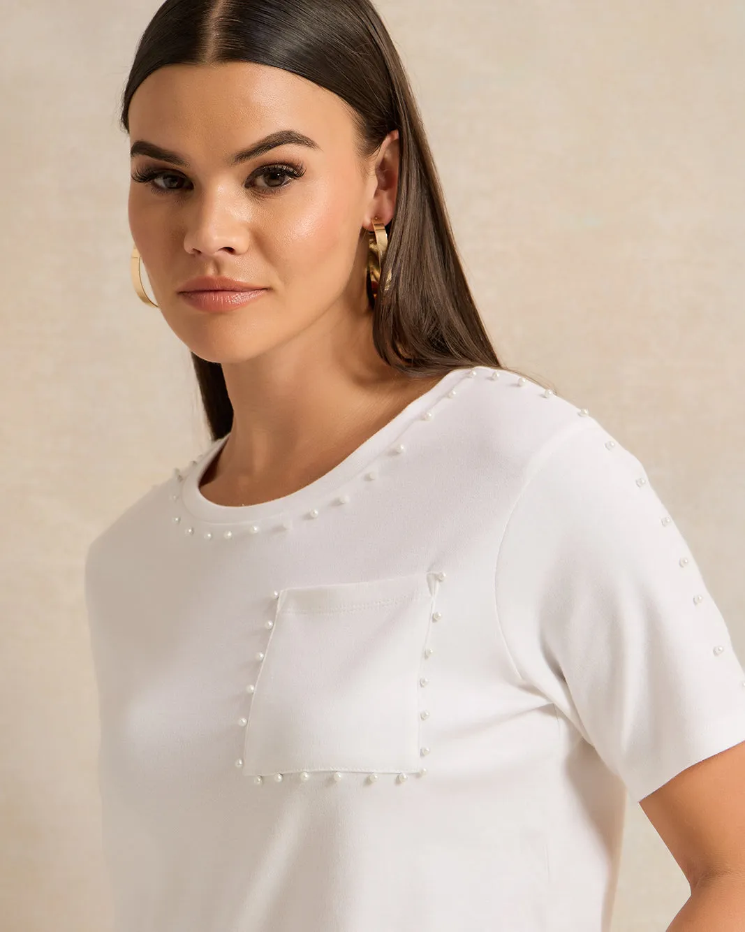 Women White Printed T-Shirt sold by Redtag product image thumbnail 4