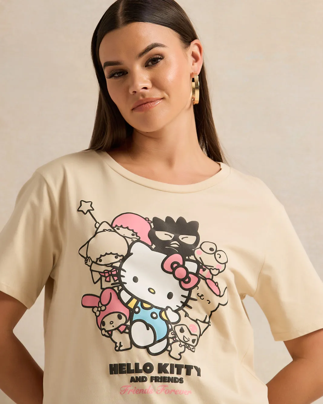 Women Beige Printed T-Shirt sold by Redtag product image thumbnail 4