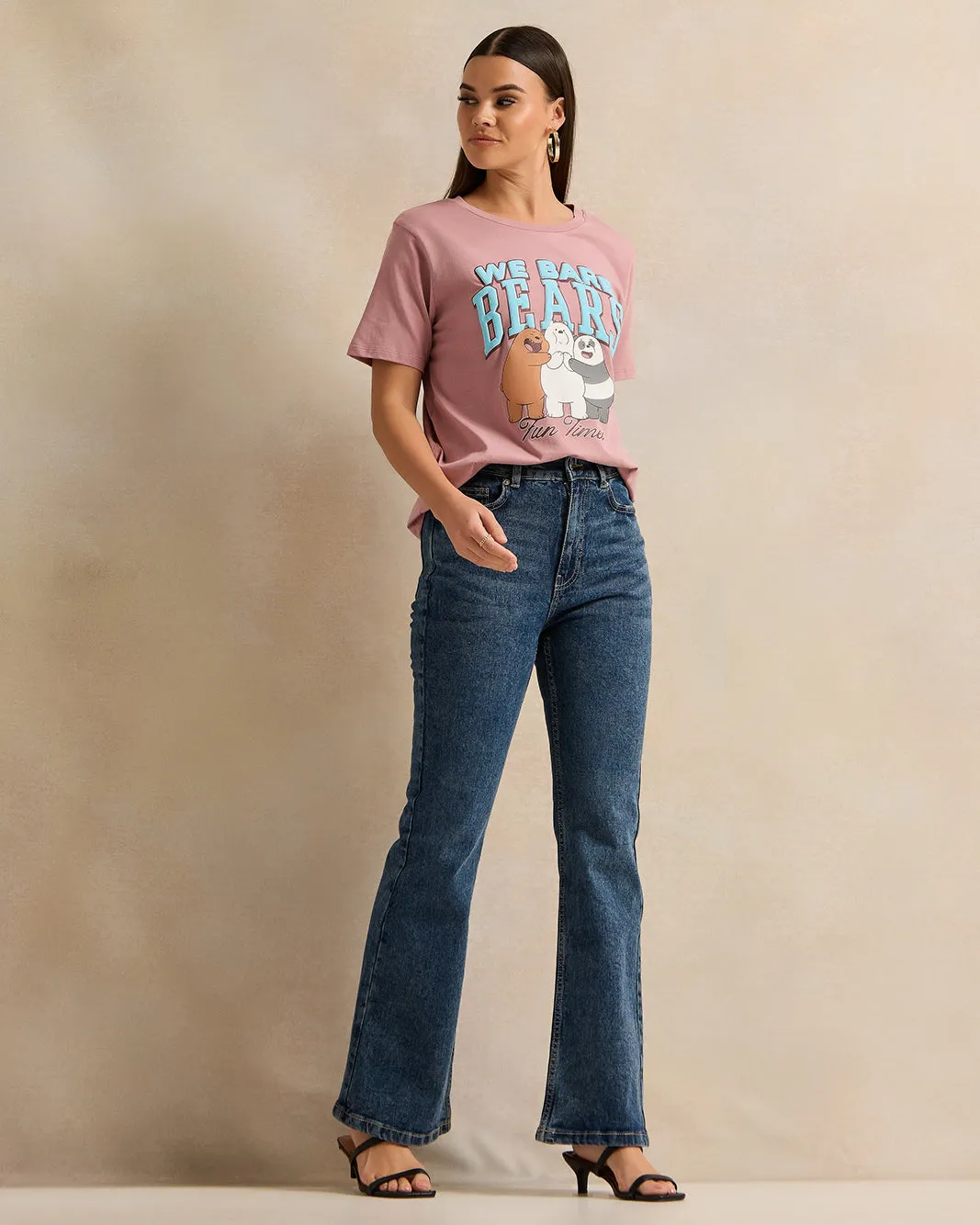 Women Purple Printed T-Shirt sold by Redtag product image thumbnail 2