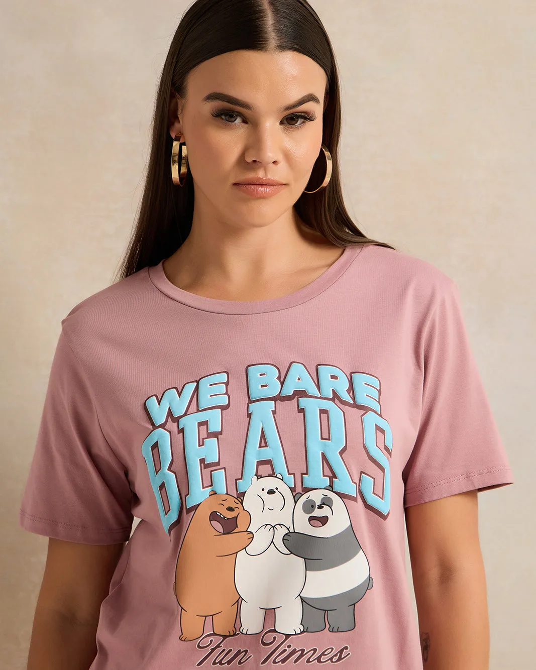 Women Purple Printed T-Shirt sold by Redtag product image thumbnail 4