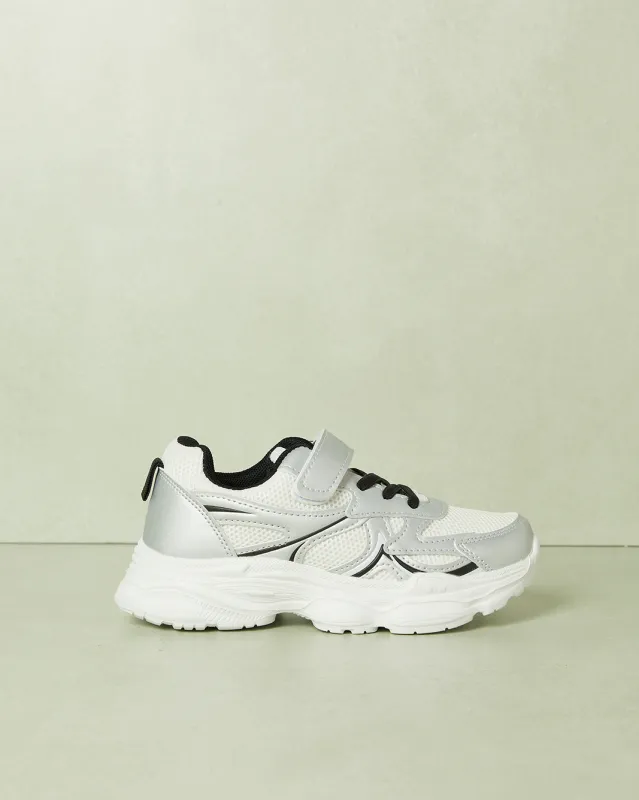 Boys Grey Colour Block Chunky Sneaker sold by Redtag