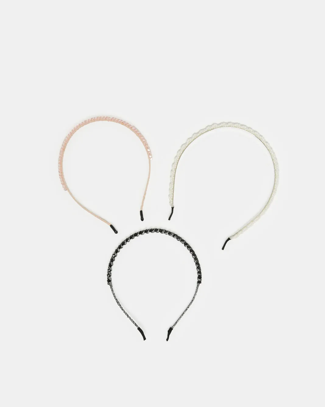 Women Assorted Embellished Headband Set (3 Piece) sold by Redtag