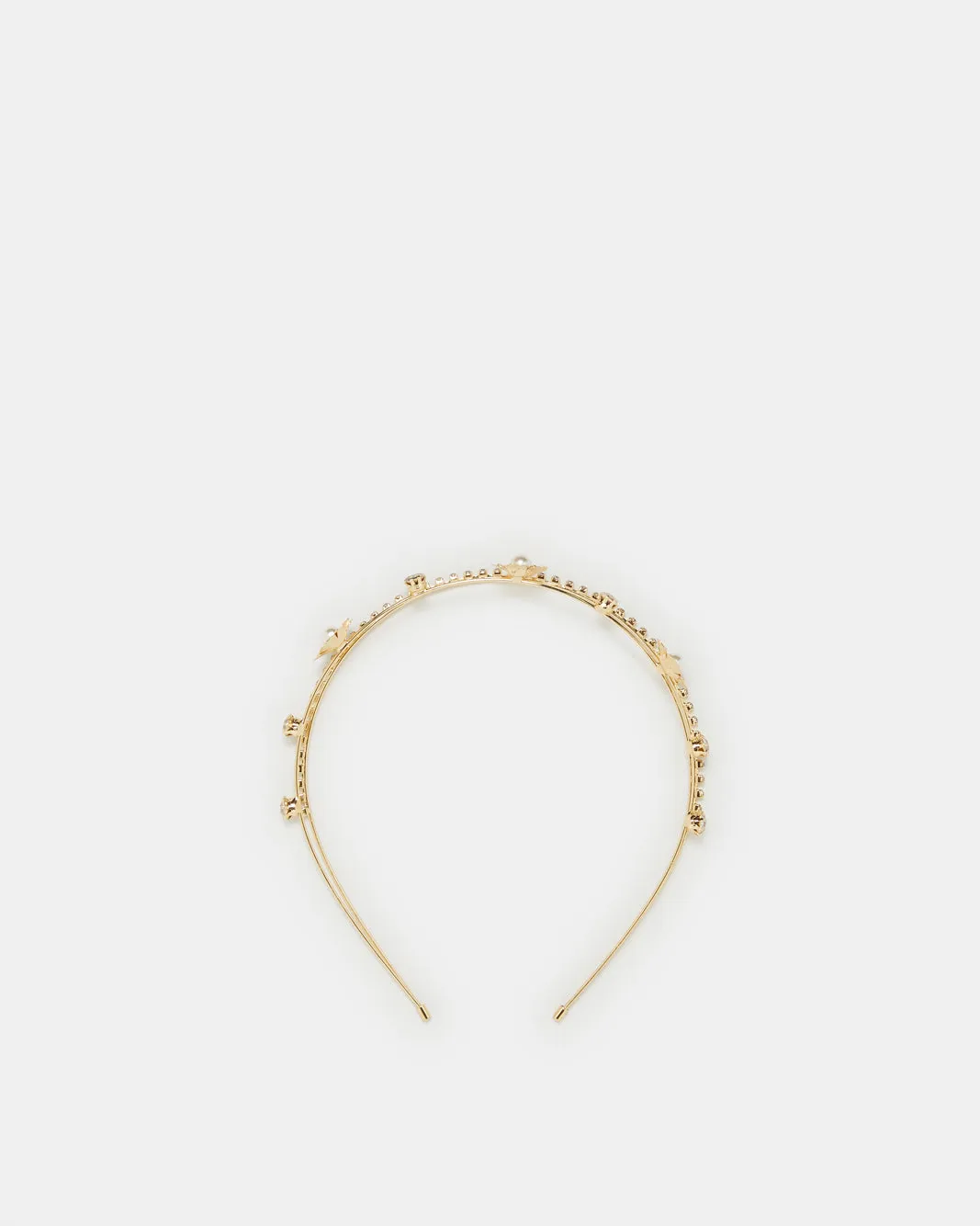 Women Gold Metal Embellished Headband sold by Redtag