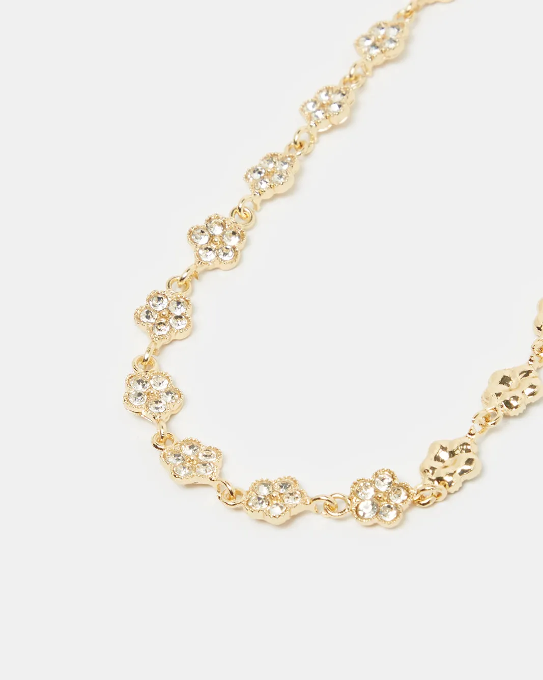 Women Gold Embellished Necklace (3 Piece) sold by Redtag product image thumbnail 4