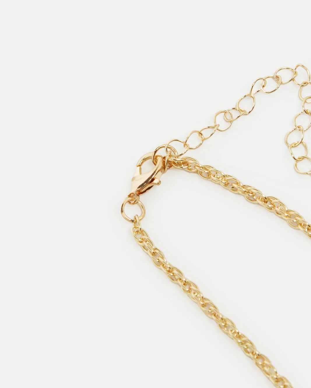 Women Gold Embellished Necklace (3 Piece) sold by Redtag product image thumbnail 5