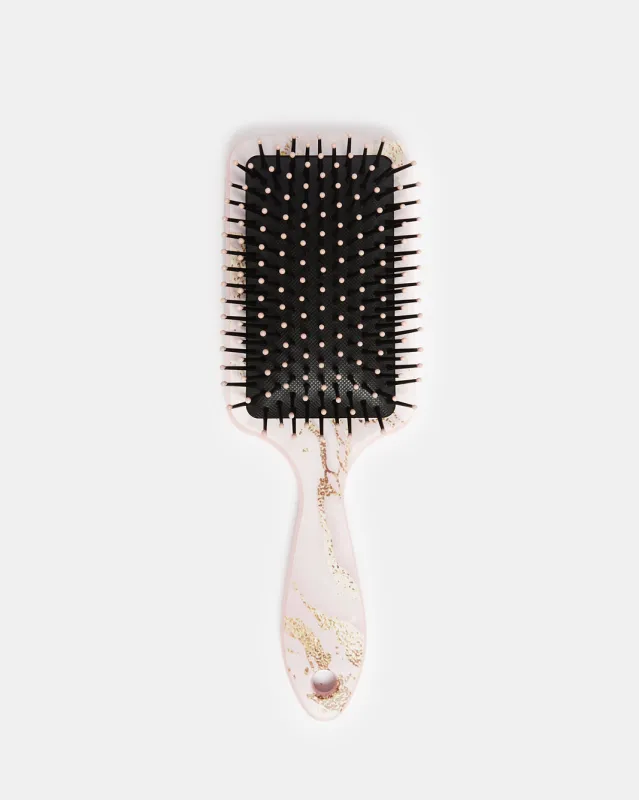 Women Pink Printed Hair Brush sold by Redtag