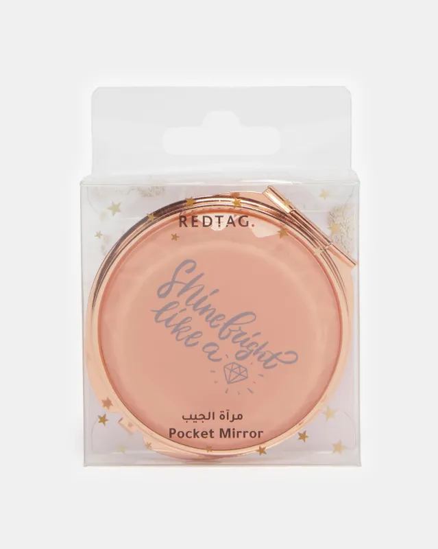 Women Gold Pocket Mirror sold by Redtag