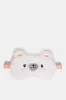 Women White And Pink Bear Embellished Eye Mask sold by Redtag