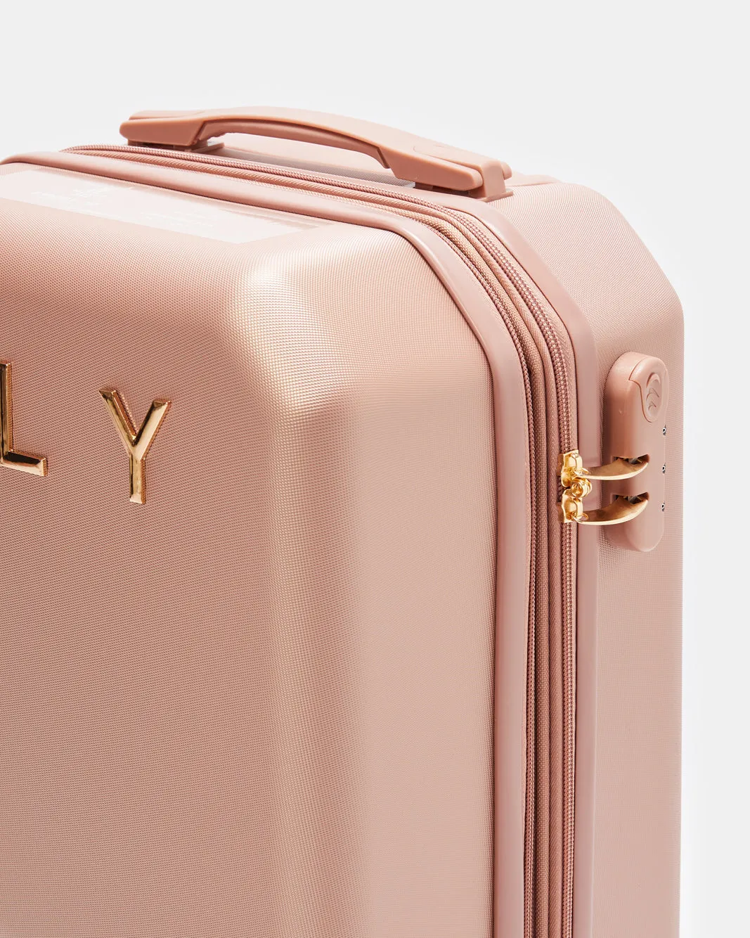 Rose Gold Textured Trolley Luggage 20 Inch sold by Redtag product image thumbnail 3