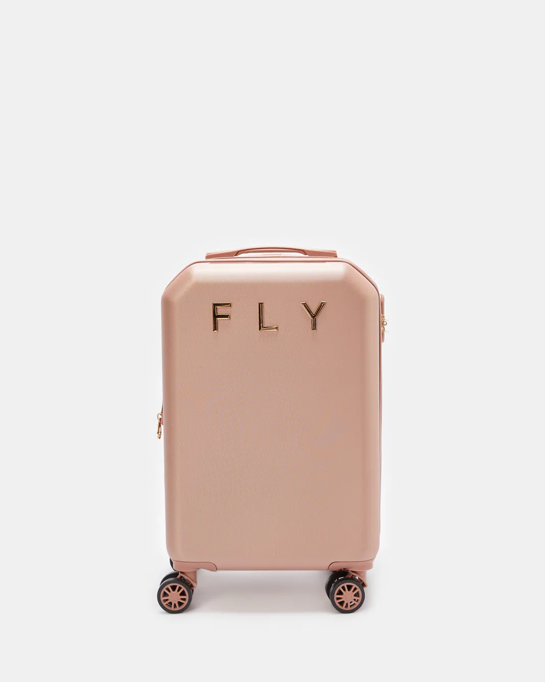 Rose Gold Textured Trolley Luggage 20 Inch sold by Redtag