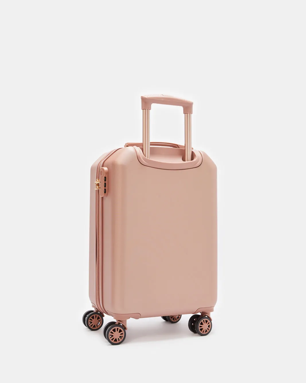 Rose Gold Textured Trolley Luggage 20 Inch sold by Redtag product image thumbnail 2