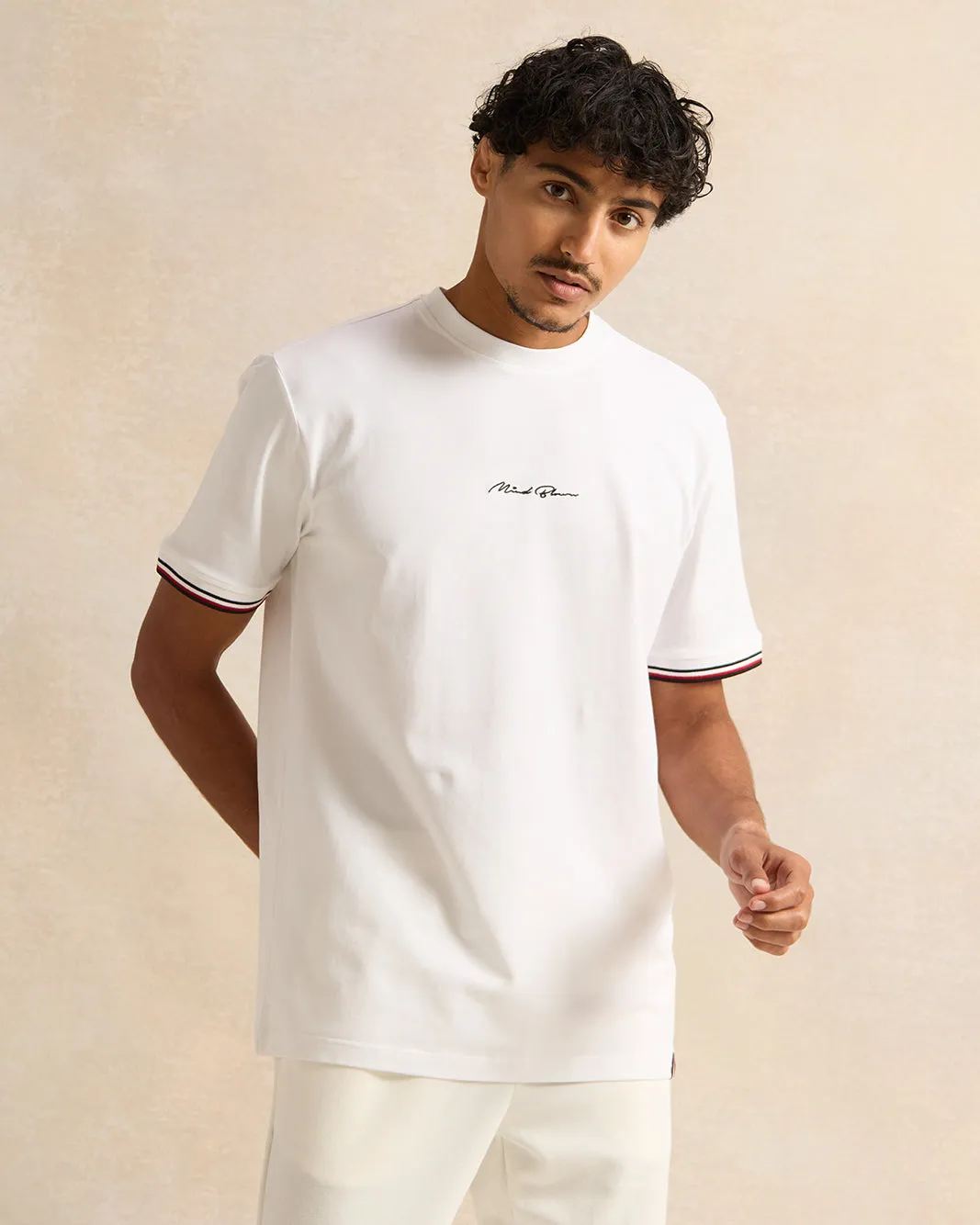 Men White Printed T-Shirt sold by Redtag