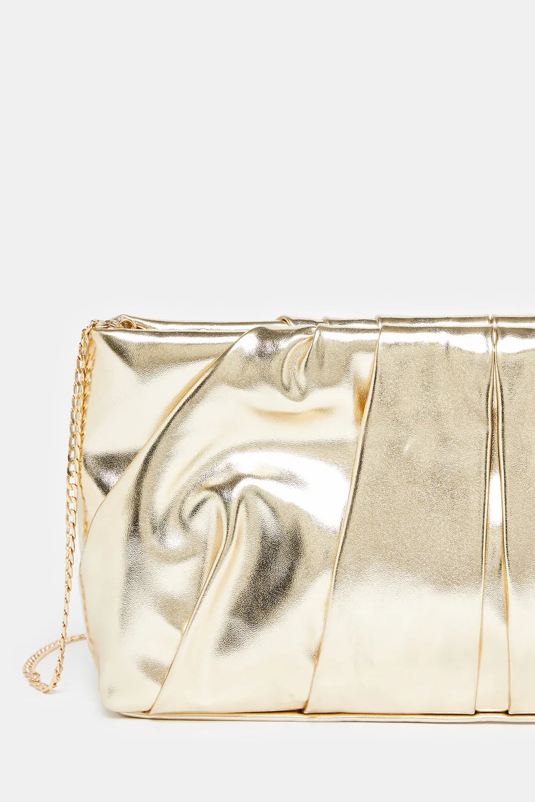 Women Gold Embellished Clutch sold by Redtag product image thumbnail 3
