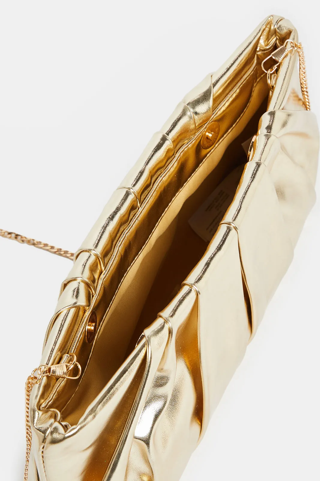 Women Gold Embellished Clutch sold by Redtag product image thumbnail 4