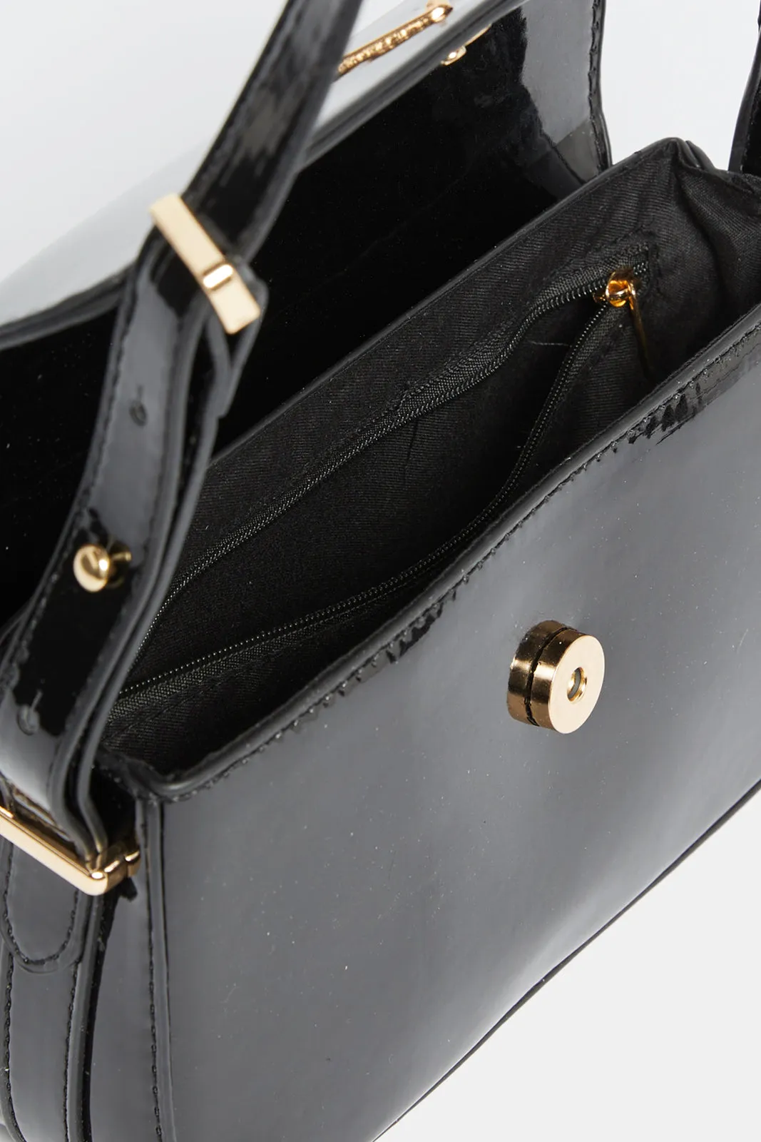 Women Black Embellished Messenger Bag sold by Redtag product image thumbnail 4