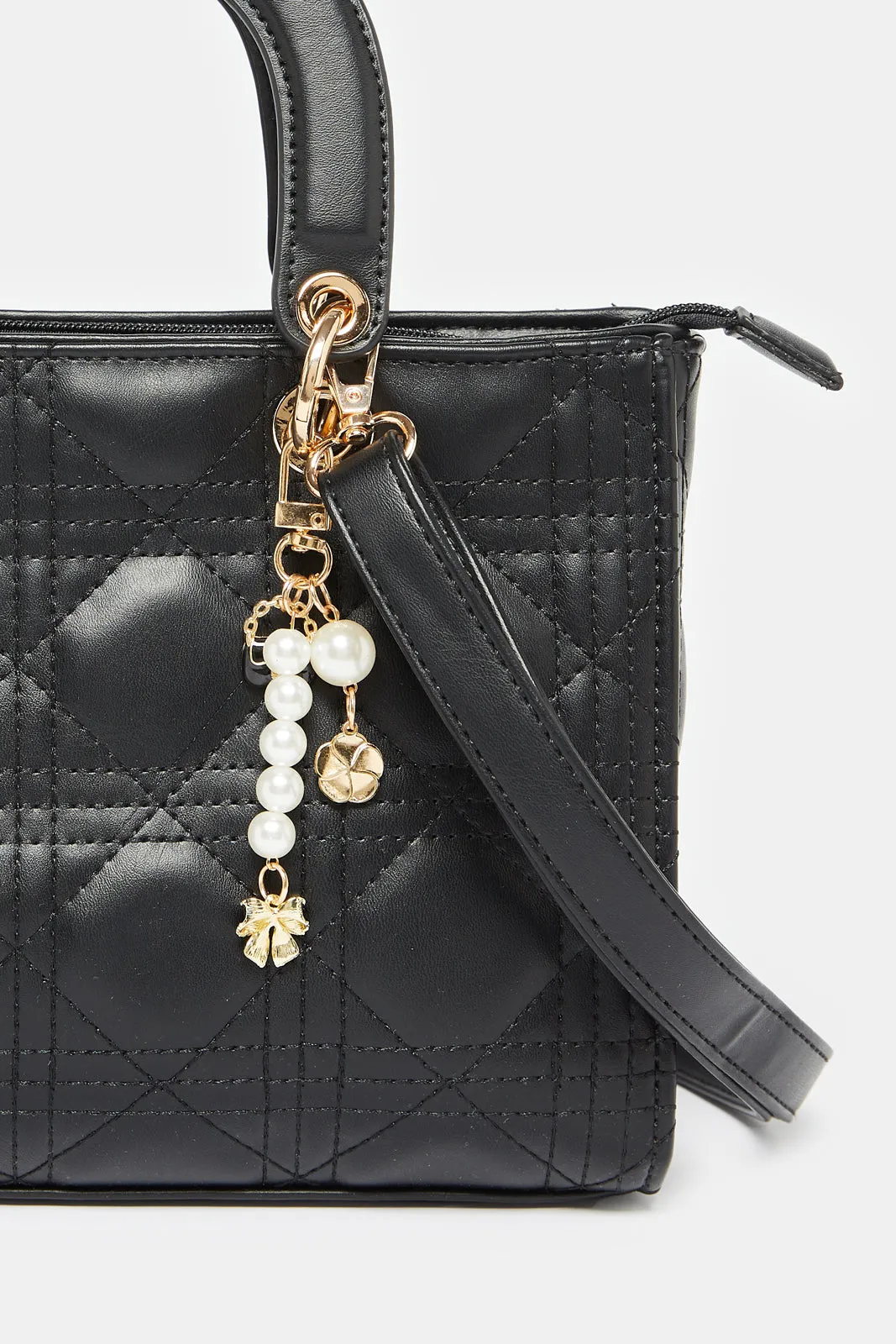 Women Black Embellished Ladies Bags sold by Redtag product image thumbnail 3