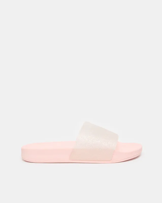 Women Pink Embellished Slide sold by Redtag
