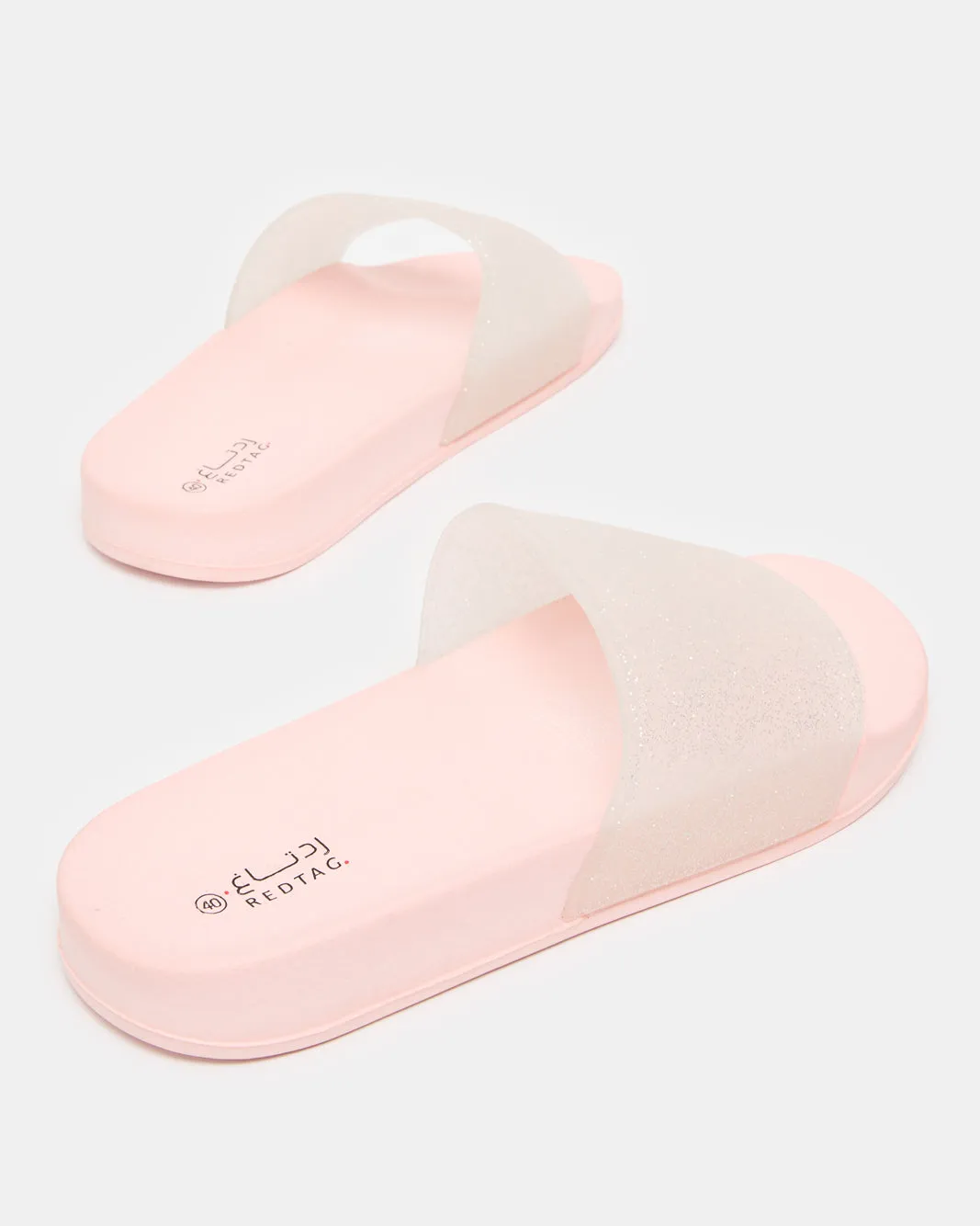 Women Pink Embellished Slide sold by Redtag product image thumbnail 4