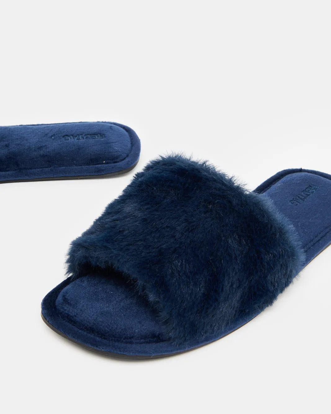 Women Navy Classic Slipper sold by Redtag product image thumbnail 3