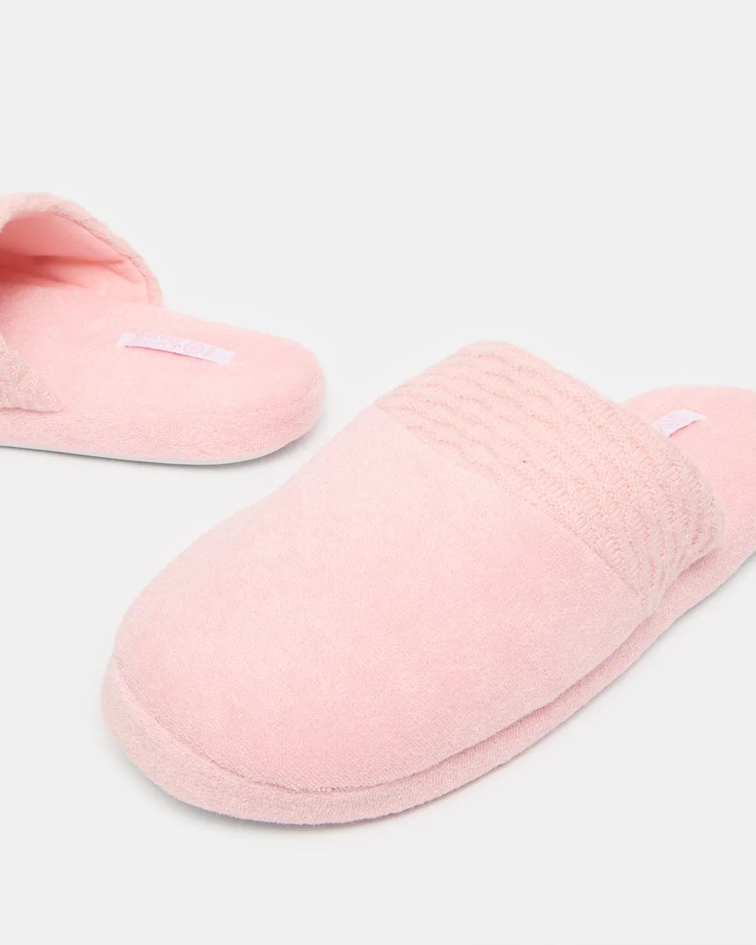 Women Pink Textured Slipper sold by Redtag product image thumbnail 3
