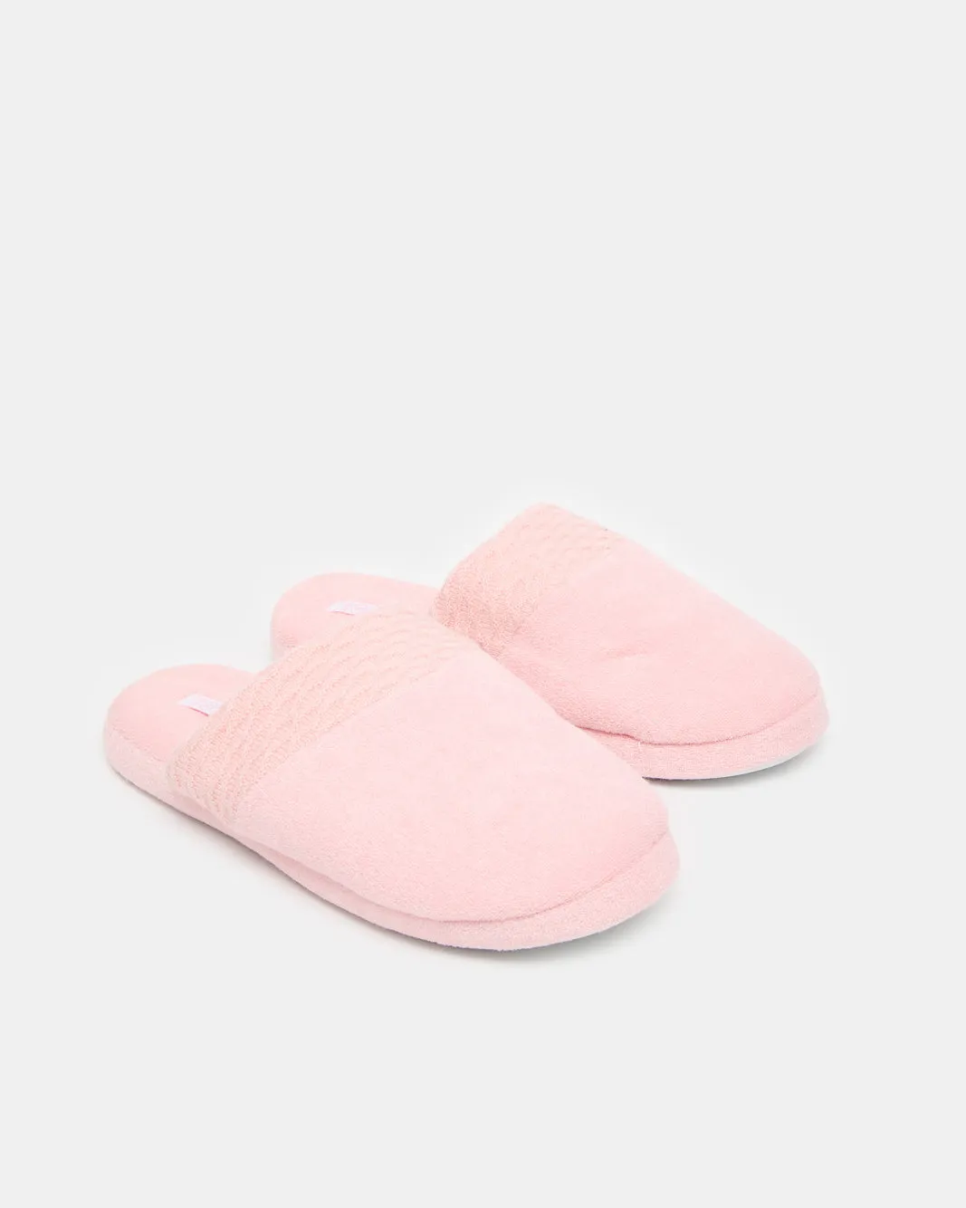Women Pink Textured Slipper sold by Redtag product image thumbnail 2
