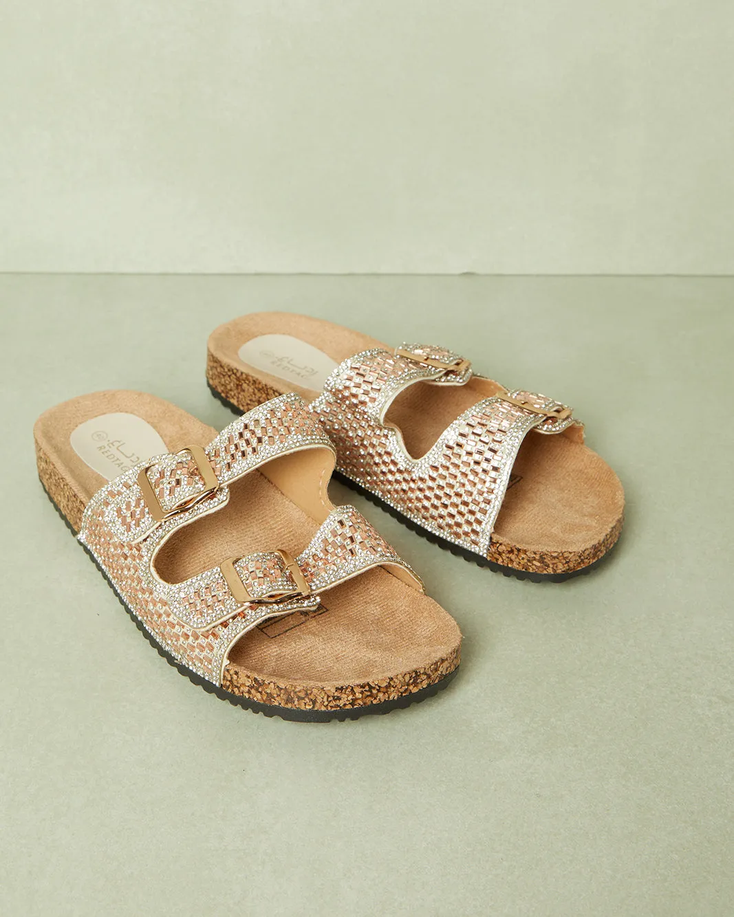 Women Taupe Embellished Mule sold by Redtag product image thumbnail 2