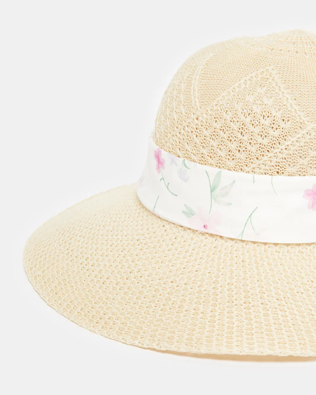 Women Beige Embellished Hat sold by Redtag product image thumbnail 2