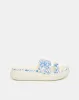 Women White Floral Molded Mule sold by Redtag