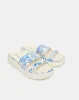 Women White Floral Molded Mule sold by Redtag