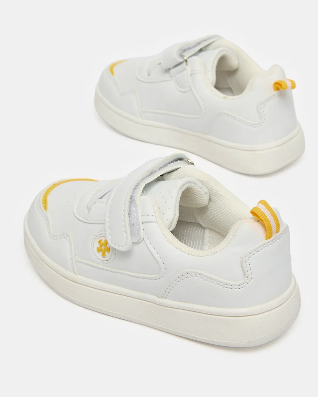 Boys White Printed Color Block Sneakers sold by Redtag product image thumbnail 4