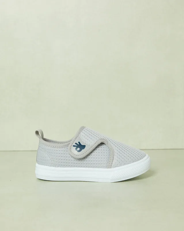 Boys Grey Slip-On Sneakers sold by Redtag