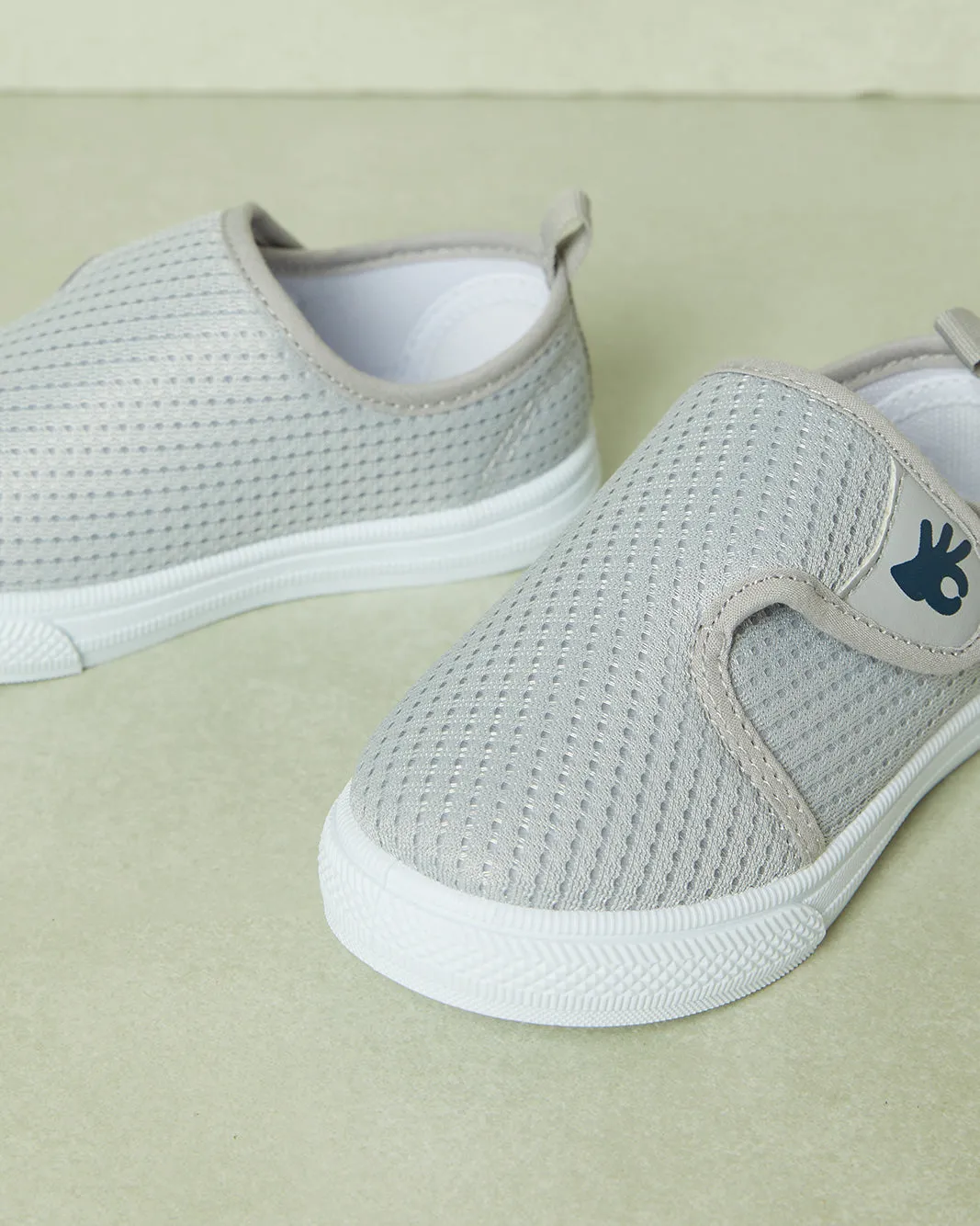 Boys Grey Slip-On Sneakers sold by Redtag product image thumbnail 3