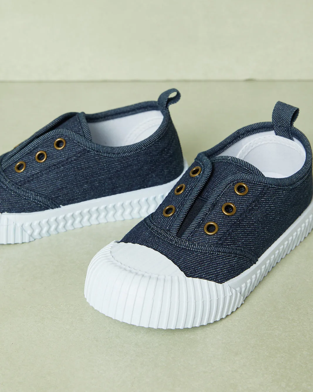 Boys Navy Denim Shoes sold by Redtag product image thumbnail 3
