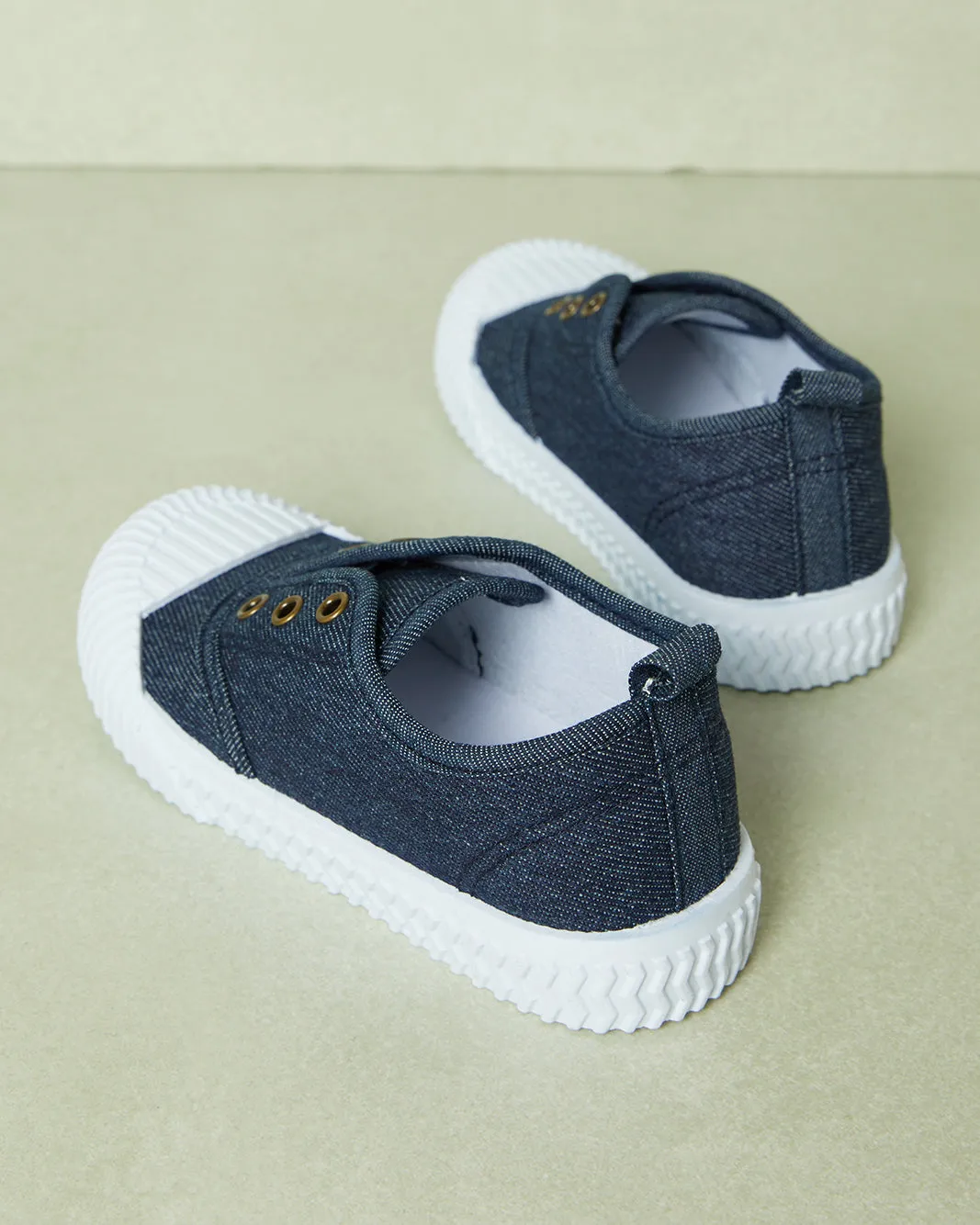 Boys Navy Denim Shoes sold by Redtag product image thumbnail 4