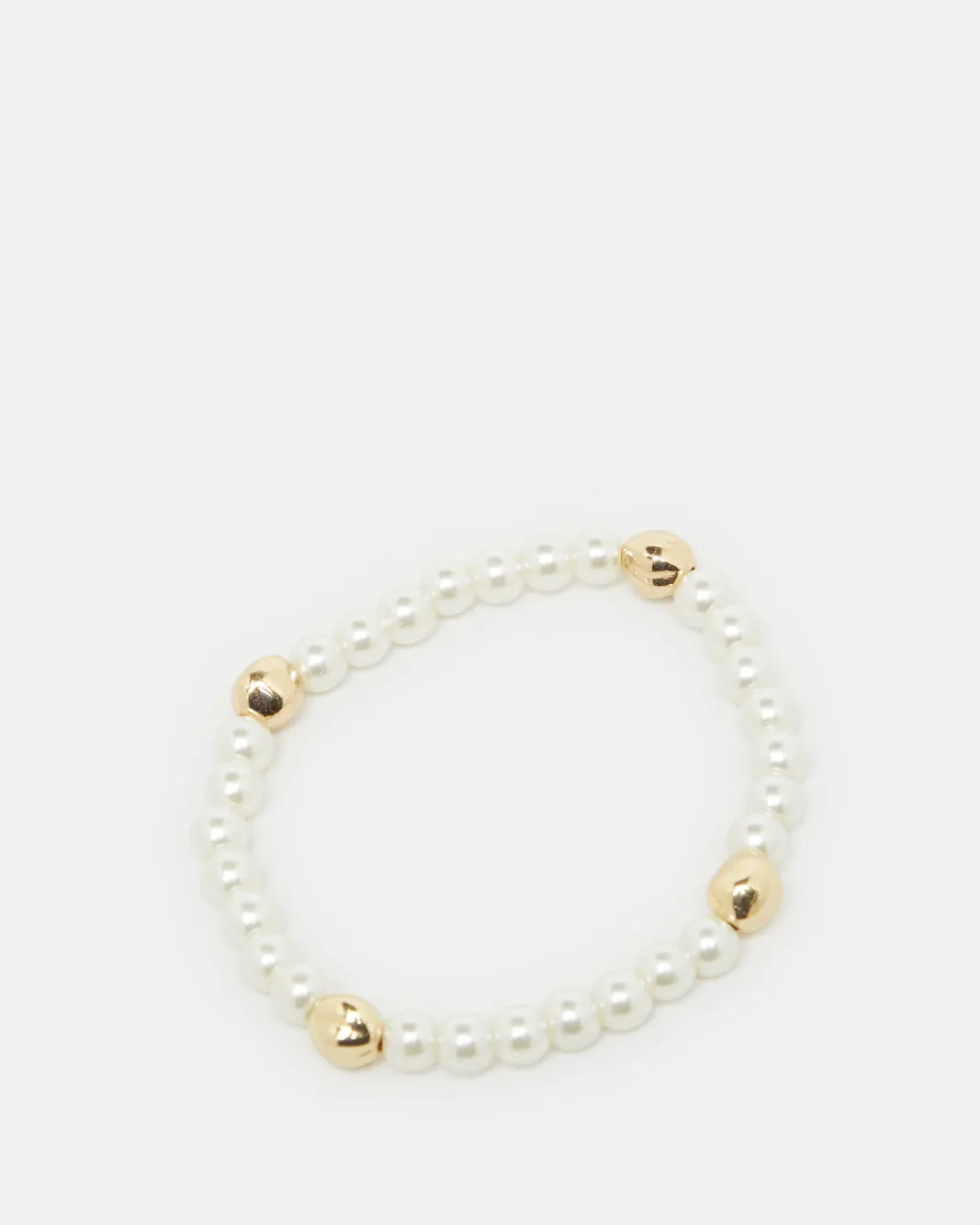 Women Gold And White Embellished Bracelet Set (4 Piece) sold by Redtag product image thumbnail 3
